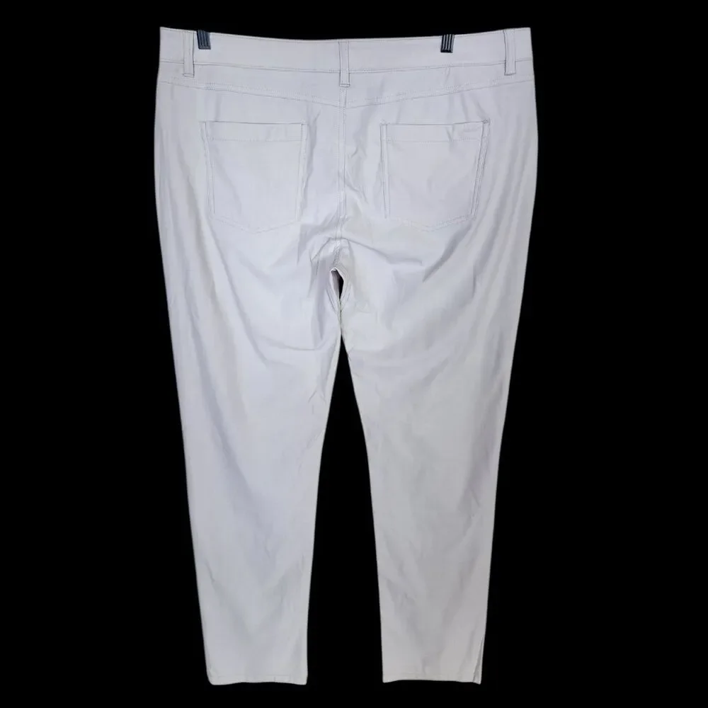 Johnnie-O Men's Pants 40x34 Prep-Formance Stone Chinos Golf Casual